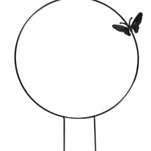 Podpora do roślin koło dekoracyjna.