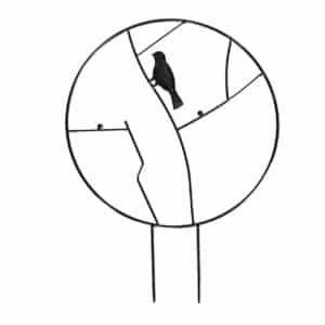 Podpora do roślin ptak dekoracyjna.